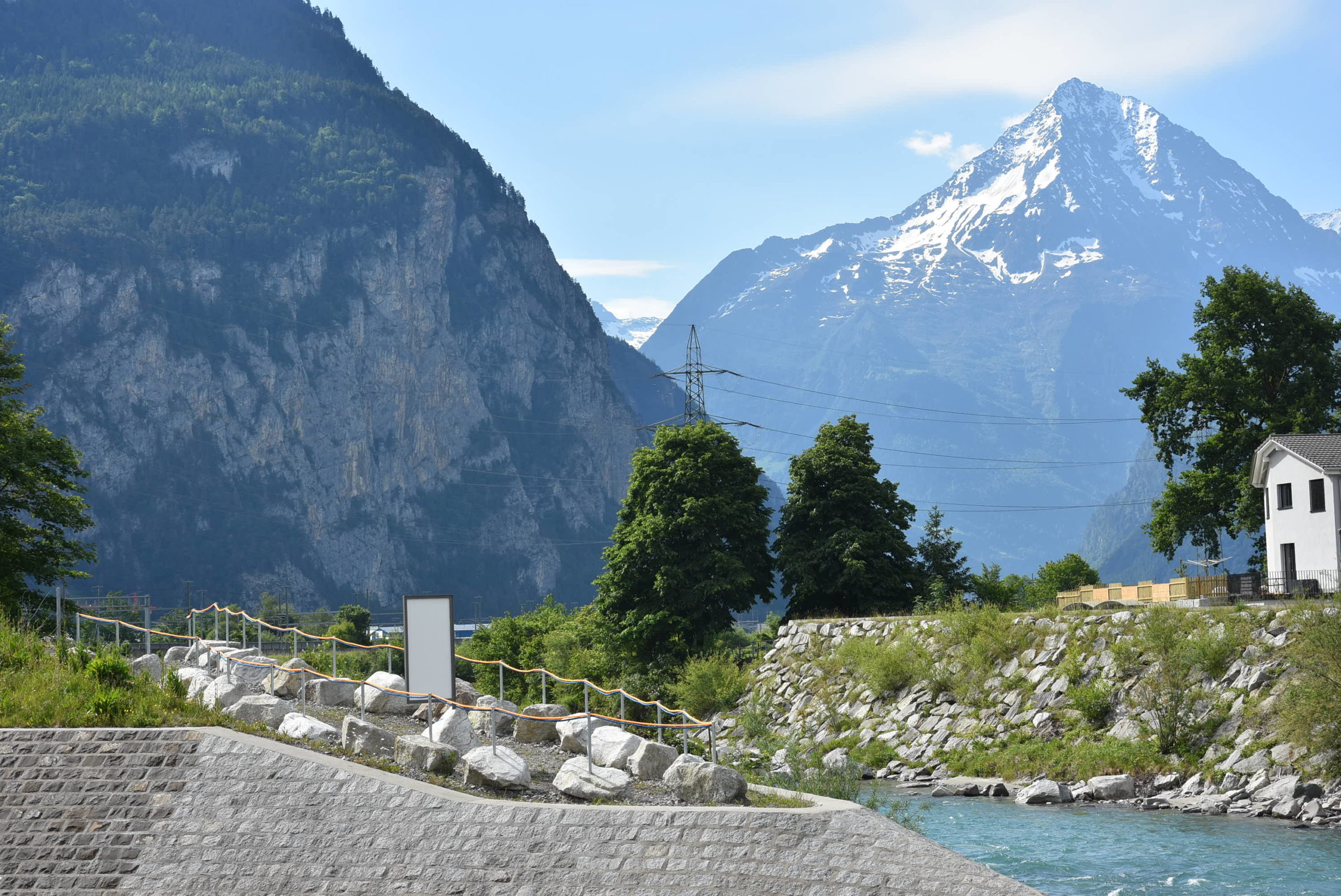 Der Themenweg Hochwasserschutz Uri wurde am 28. Mai eröffnet. (Foto: Melissa Siegfried)