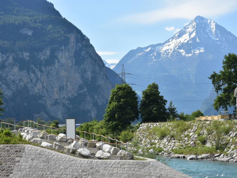 Der Themenweg Hochwasserschutz Uri wurde am 28. Mai eröffnet. (Foto: Melissa Siegfried)