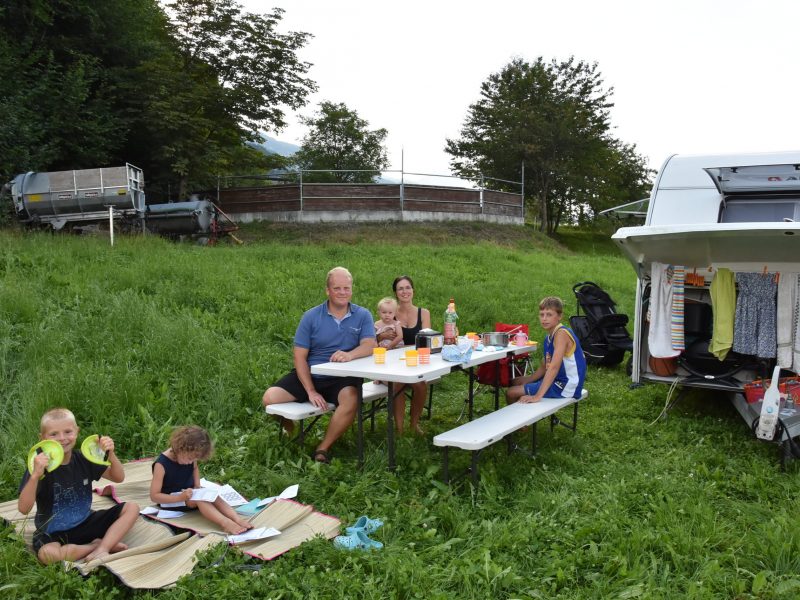 Die siebenköpfige Familie will in 63 Tagen zehn europäische Länder besuchen. (Foto: Melissa Siegfried)