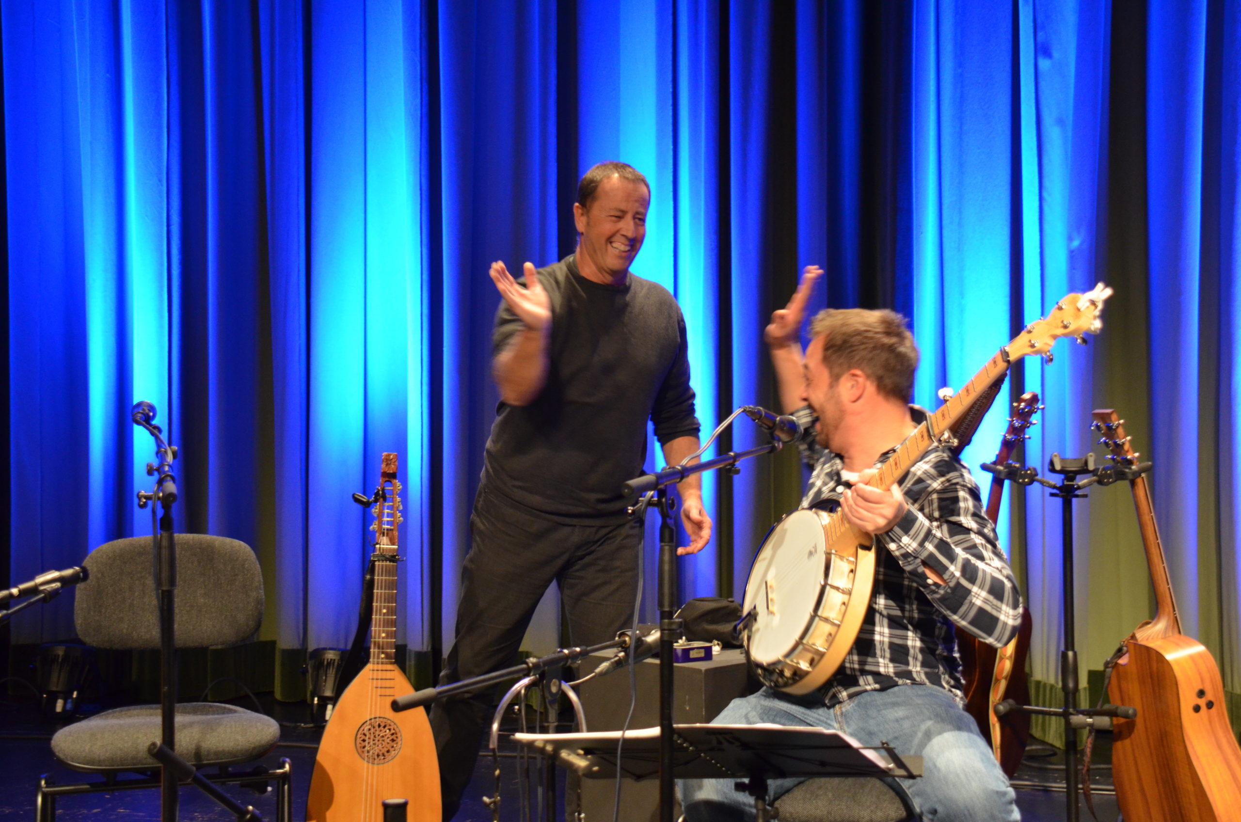 Hans Marty (links) und Livio Baldelli spielten an den Dezembertagen in Altdorf. (Foto: Melissa Siegfried)