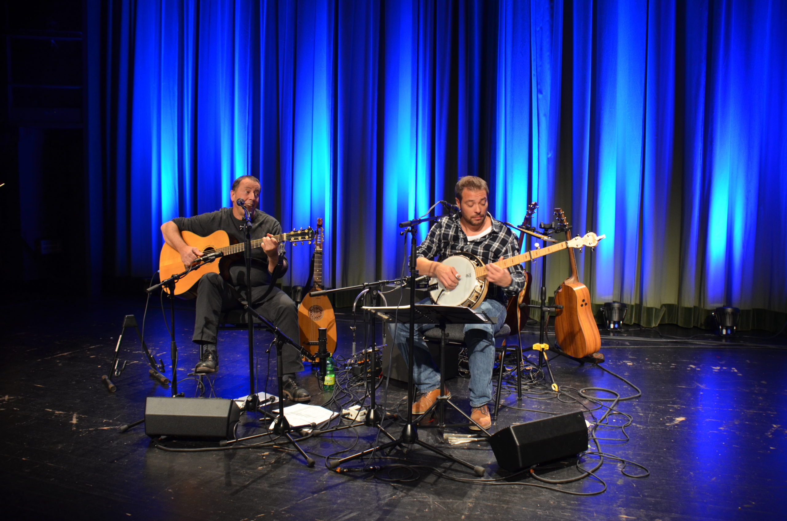 Hans Marty (links) und Livio Baldelli spielten an den Dezembertagen in Altdorf. (Foto: Melissa Siegfried)